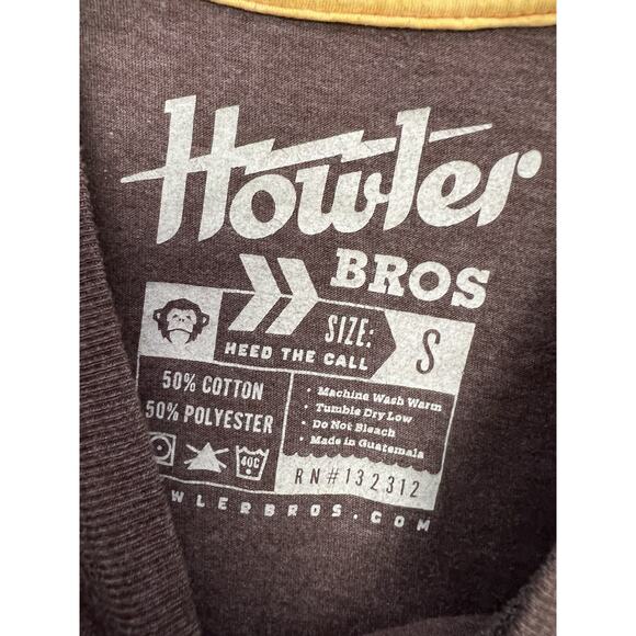 Howler Brothers Shirt Men's Size Small El Mono Monkey Short Sleeve Tee Casual - Picture 5 of 8